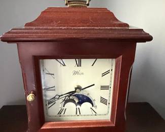 Wilton Moon Phase Mantel Clock