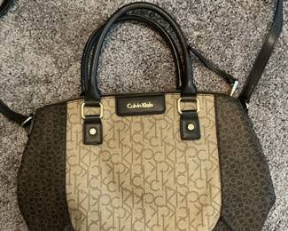 Calvin Klein Monogram Satchel Handbag