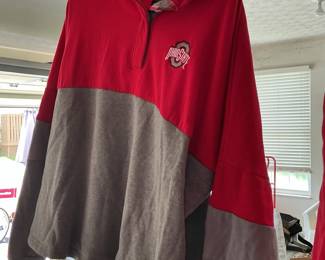 Ohio State Buckeyes "Block O" Logo Quarter-Zip Pullover Sweatshirt