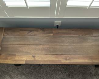 Rustic Farmhouse Style Wooden Bench