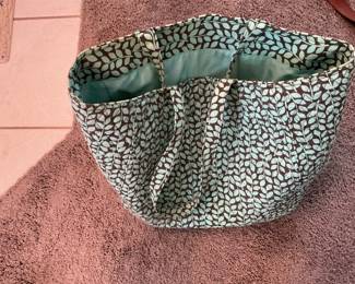 Vera Bradley "Leafy" Quilted Cotton Tote Bag
