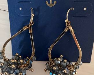 Vineyard Haven Beaded Hoop Earrings