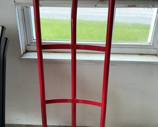 Red Steel Hand Truck