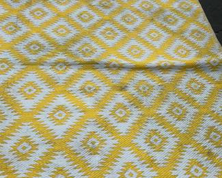 FH Home Outdoor Rug - Geometric Diamond Pattern