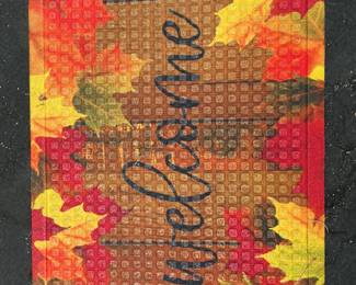 Autumn Leaves "Welcome" Doormat