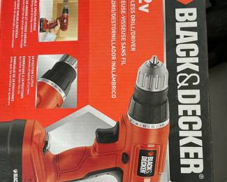Black & Decker 12V Cordless Drill/Driver