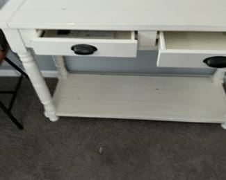 Safavieh Salem White 2-Drawer Console Table