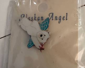 Alaskan Angel Lapel Pin