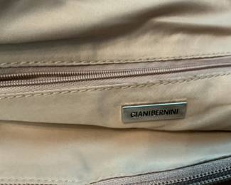 Ciani Bernini Monogrammed Satchel Handbag