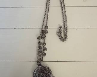 Bohemian Style Coin Pendant Necklace