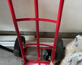 Red Steel Hand Truck