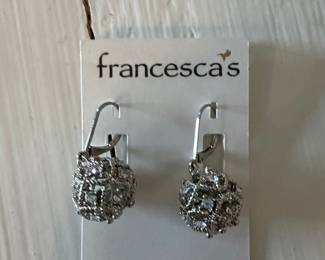 Francesca's "Sparkle Ball" Drop Earrings