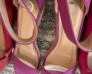 Culver Purple Espadrille Wedge Sandals