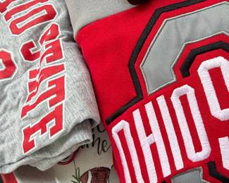 Ohio State Buckeyes Apparel Bundle with Buckeye Necklace