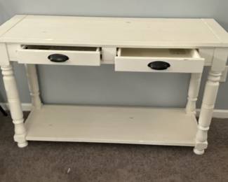 Safavieh Salem White 2-Drawer Console Table
