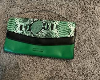 Vera Bradley Clutch with Snake Print Accent