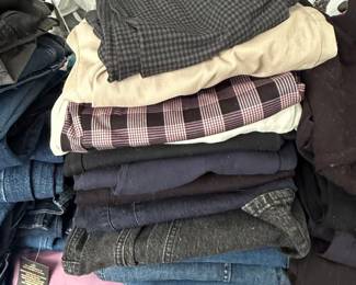 Men's Clothing Lot with Unique Finish Garments