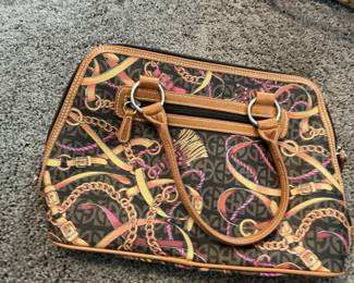 Ciani Bernini Monogrammed Satchel Handbag