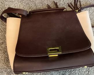 Adrienne Vittadini Colorblock Satchel Handbag