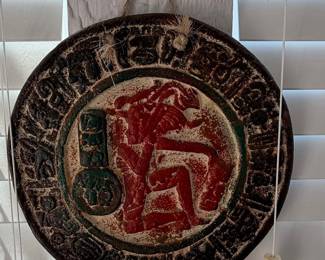 Aztec Sun Stone Replica Wall Plaque