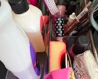 Assorted Nail Care Products and Cosmetics