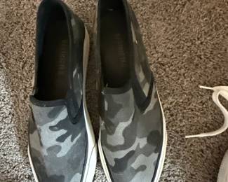 Restricted Camouflage Slip-On Sneakers