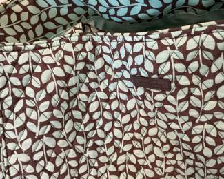Vera Bradley "Leafy" Quilted Cotton Tote Bag