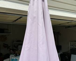 Purple Patio Umbrella with Base