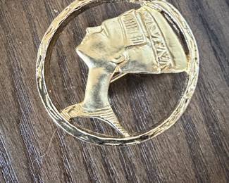 Nefertiti Bust Brooch