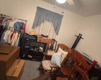 Clothes M-4X and chairs