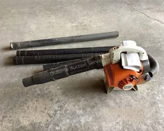Stihl gas blower with accessories