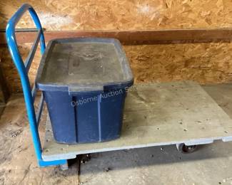 Flat bed cart