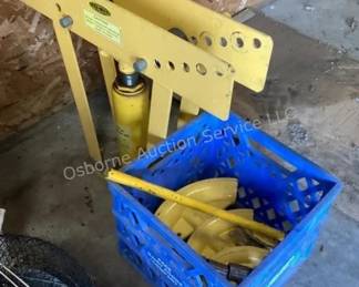 Wel-Bilt Conduit Bender with Hydraulic Jack