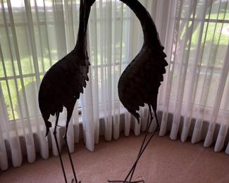PAIR OF CRANES