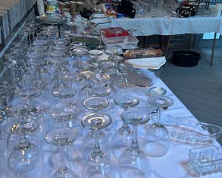 LOTS OF STEMWARE