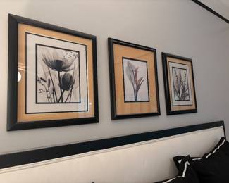3 FRAMED ARTWORK