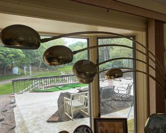 MCM 5-arm arc floor lamp