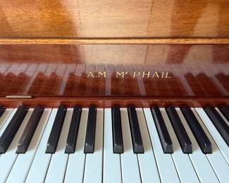 A.M. McPhail grand piano