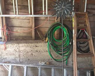 Small , medium, larger ladders