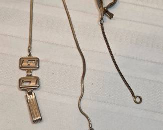 2 Old Pocket Watch Chains