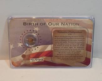American Mint 14k Gold Coin Declaration Of Independence