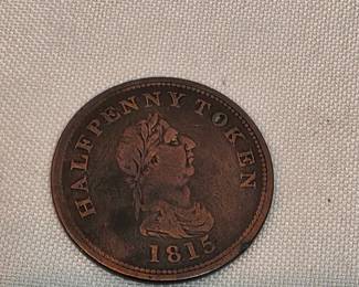 1815 Half Penny Token