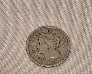 1865 Three Cent Piece