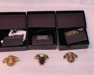 3 Joan Rivers Brooches