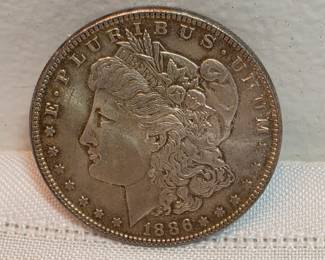 1886 Morgan Silver Dollar