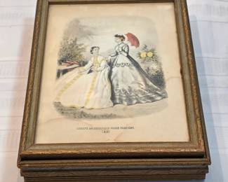 Antique Jewelry Box With Mirror