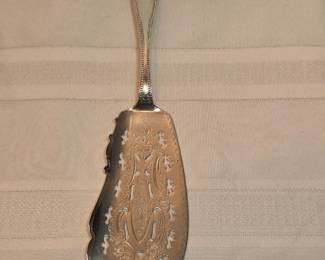 Joens Hall And Poor Sterling Silver Fish Server