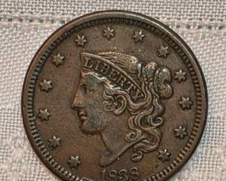 1838 Large Cent
