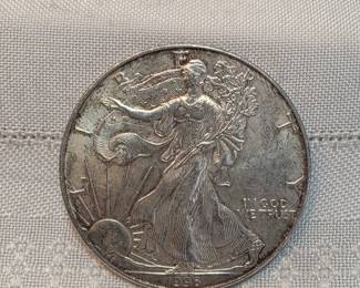 1996 Walking Liberty Silver Coin