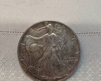 1997 Walking Liberty Silver Coin